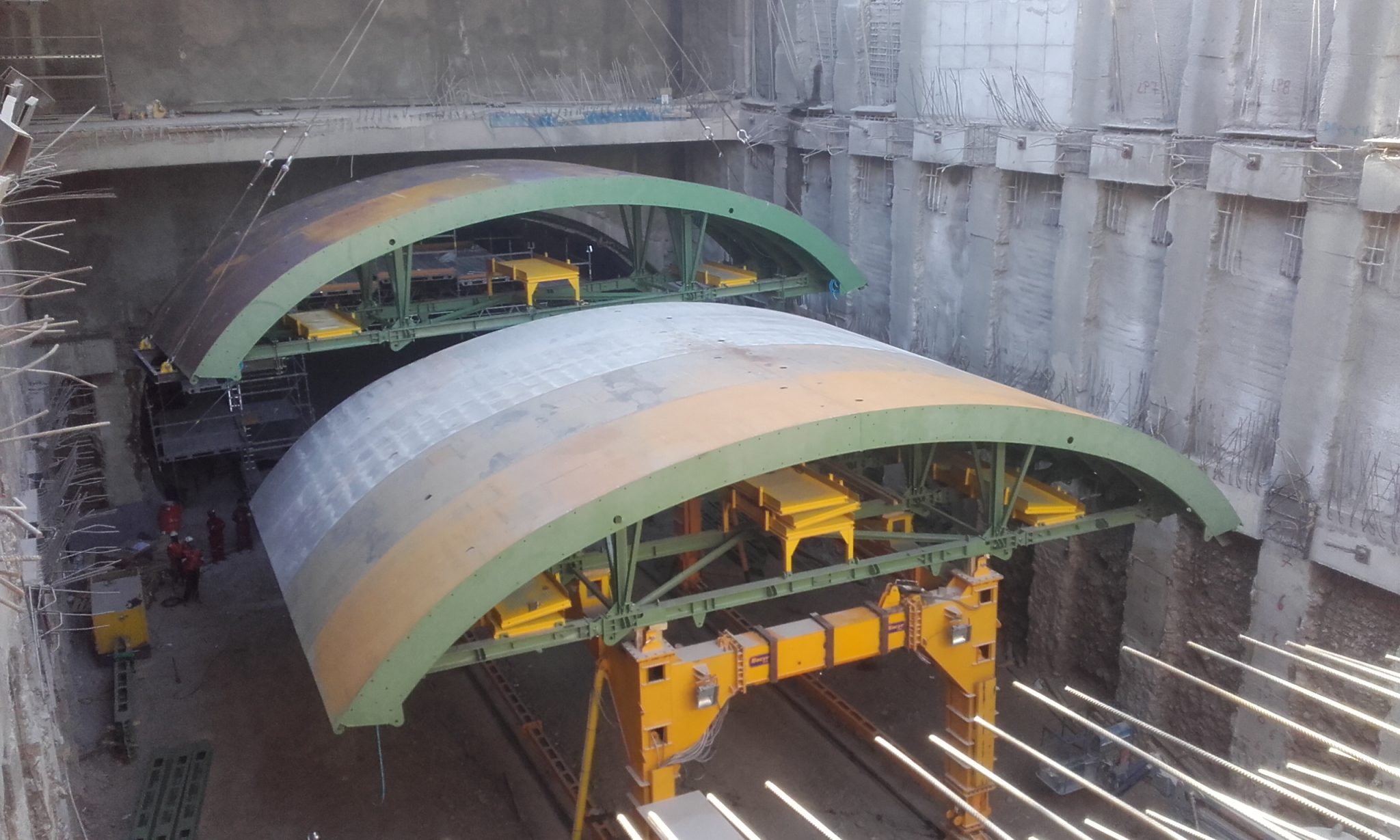 Formwork for linning of the Kennedy tunnel by RUBRICA TUNNELS